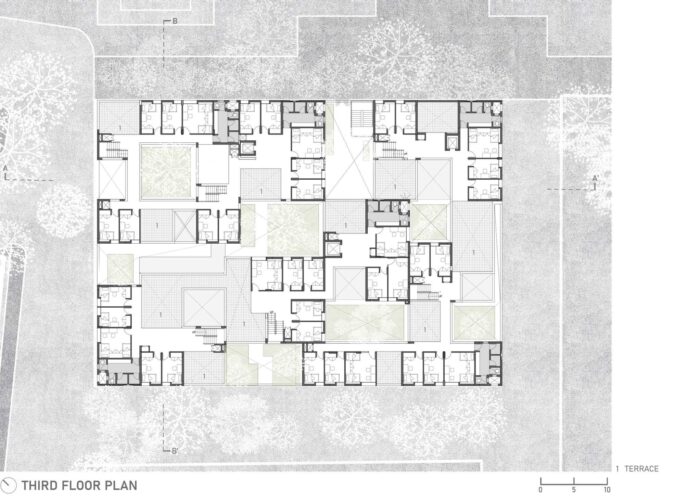 spav_school_of_planning_and_architecture_vijayawada_housing_mobile_offices_04_drawing_third_floor_plan