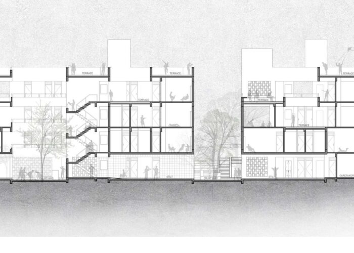 spav_school_of_planning_and_architecture_vijayawada_housing_mobile_offices_05_drawing_section
