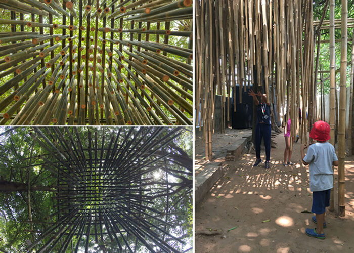 kochi_biennale_on_stage_sathenagar_exhibition_mobile_offices_05_bamboo_dome_becomes_a_playful_and_interactive_part
