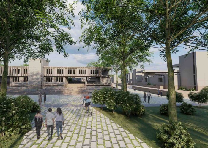 central_university_of_gujarat_vadodra_mobile_offices_12_approach_to_school_(SIS_SNSS_and_CDS)