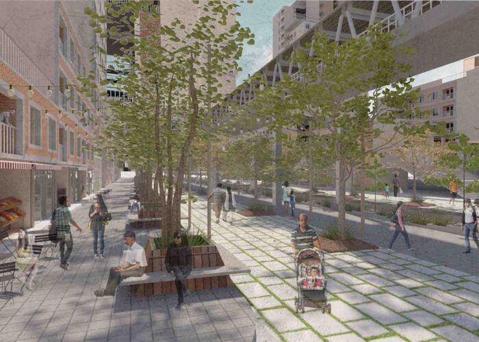 mbpt_staff_housing_mumbai_mobile_offices_12_active_pedestrianized_internal_road_connecting commercial_and_residential